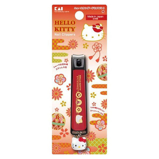 Sanrio Hello Kitty Nail Clippers 日本贝印指甲刀 Hello Kitty 红色 小号