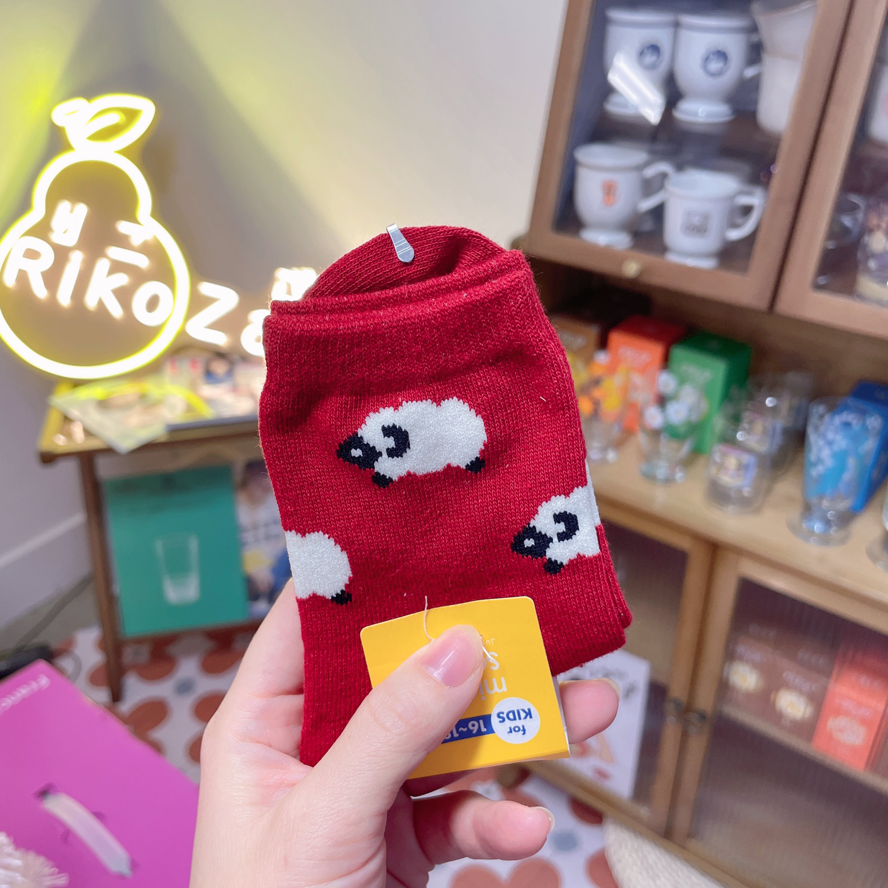 日本靴下屋Tabio 小绵羊儿童短袜 多色选