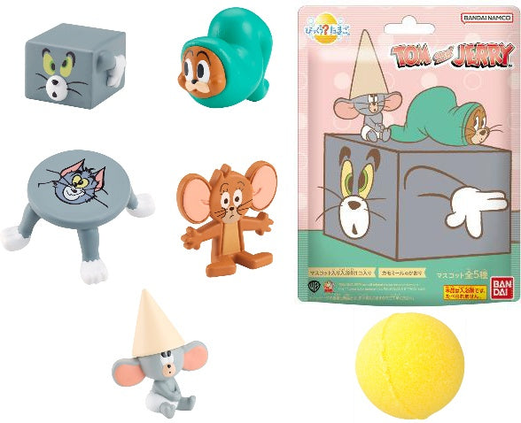 日本BANDAI 玩具入浴球 泡澡球 溶解后有玩具浮出【猫和老鼠系列】洋甘菊香味