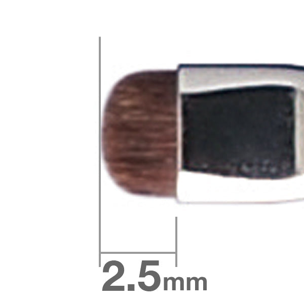 Hakuhodo Eyeliner Brush Round & Flat 白凤堂 圆平眼线刷 G5512 BKSLN