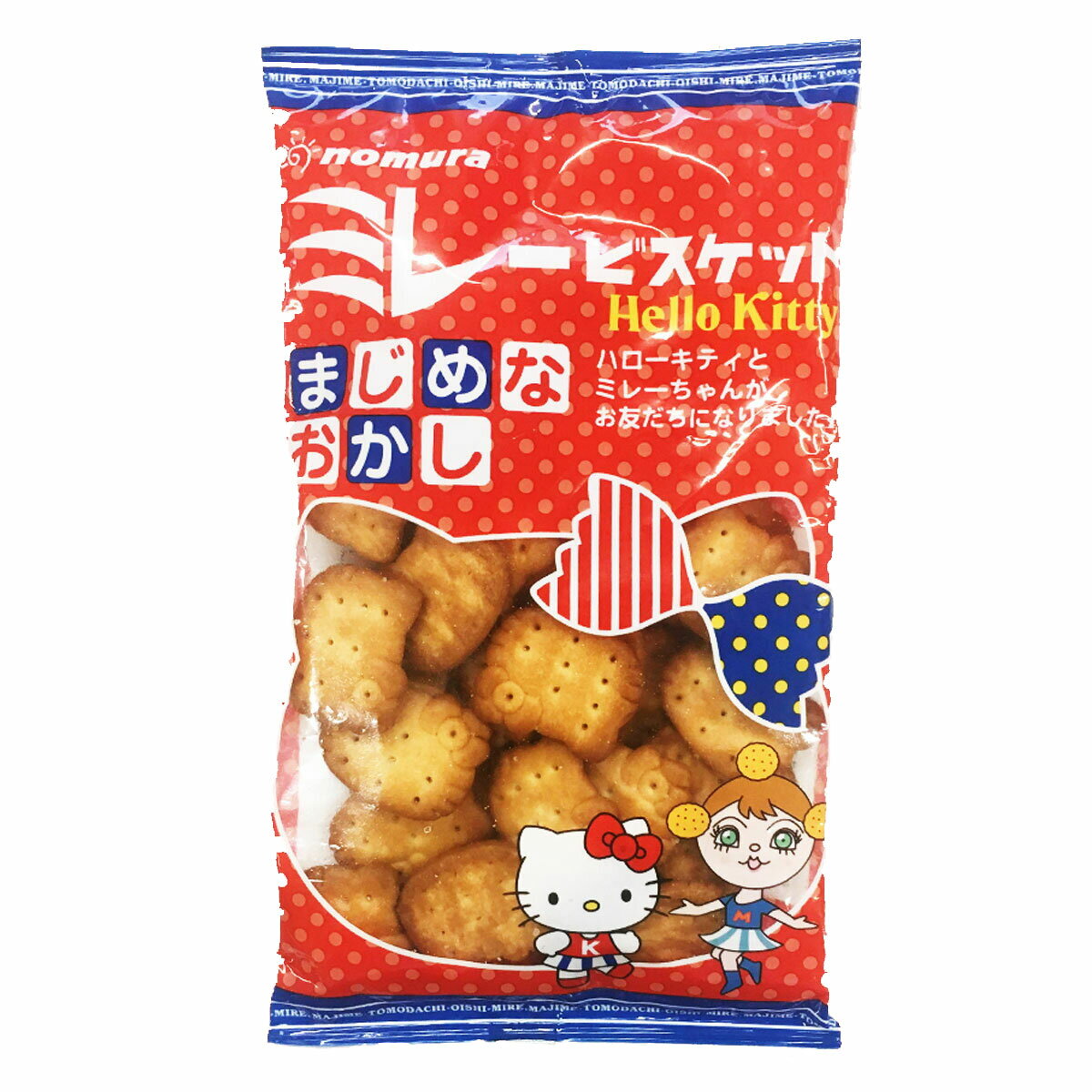 日本野村Nomura 淡盐薄脆小饼干 100g  Hello Kitty凯蒂猫造型饼干限量版（赏味期限05/25/26y）