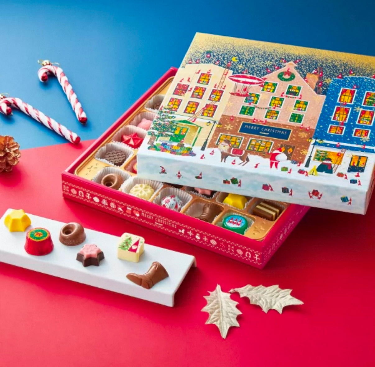 日本  Goncharoff圣诞节什锦巧克力 34枚装 （赏味期限05/31/26Y）