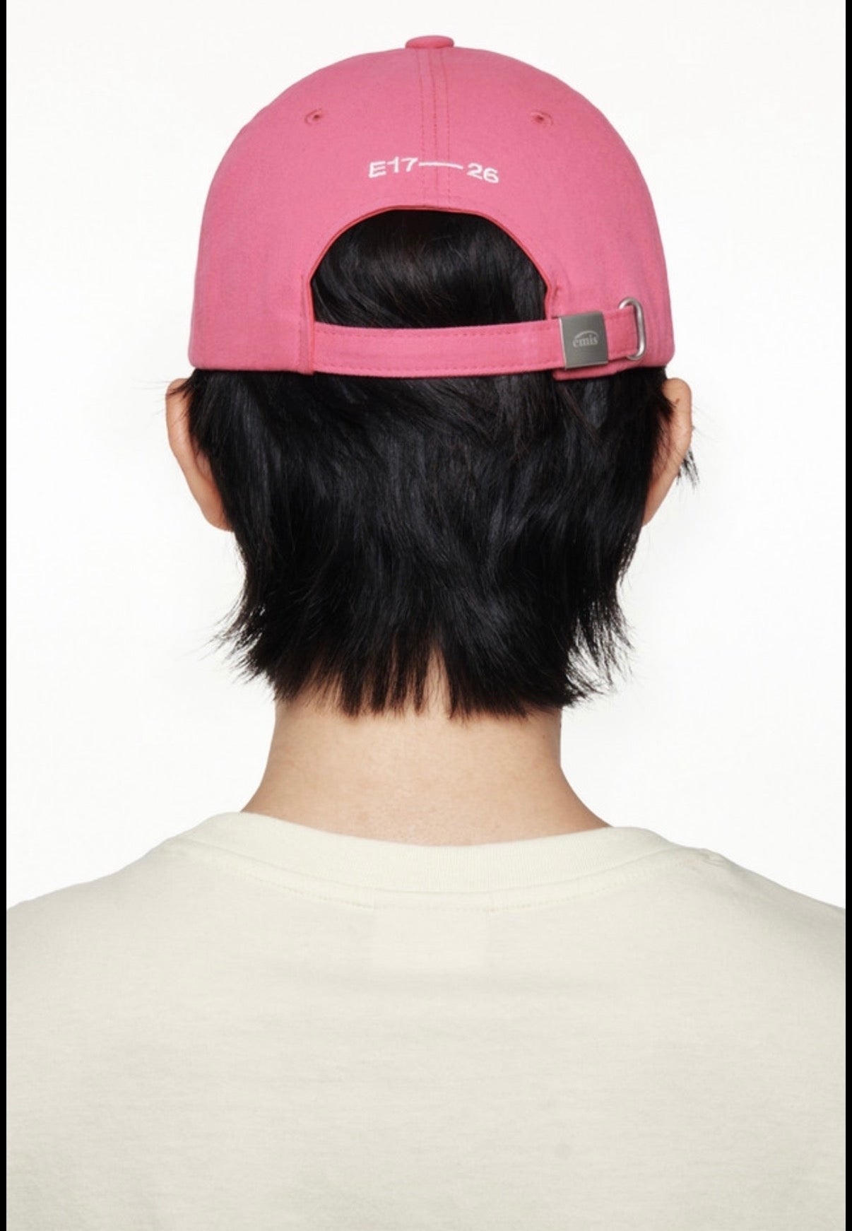 emis Halo Logo Ball Cap Hot Pink 韩国 emis 星星刺绣棒球帽 芭比粉