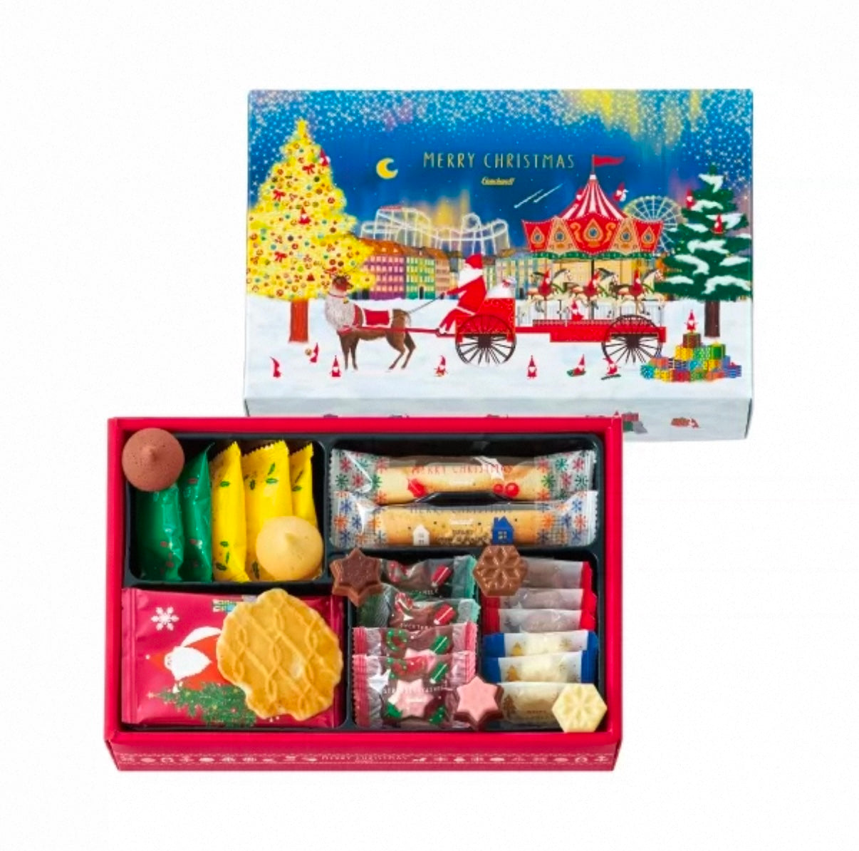 日本  Goncharoff圣诞节礼盒 巧克力/饼干 23枚装 （赏味期限03/19/26Y）