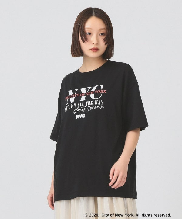 日本Beams Good Rock Speed NYC 黑色短袖印花T恤 均码