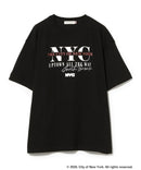 日本Beams Good Rock Speed NYC 黑色短袖印花T恤 均码