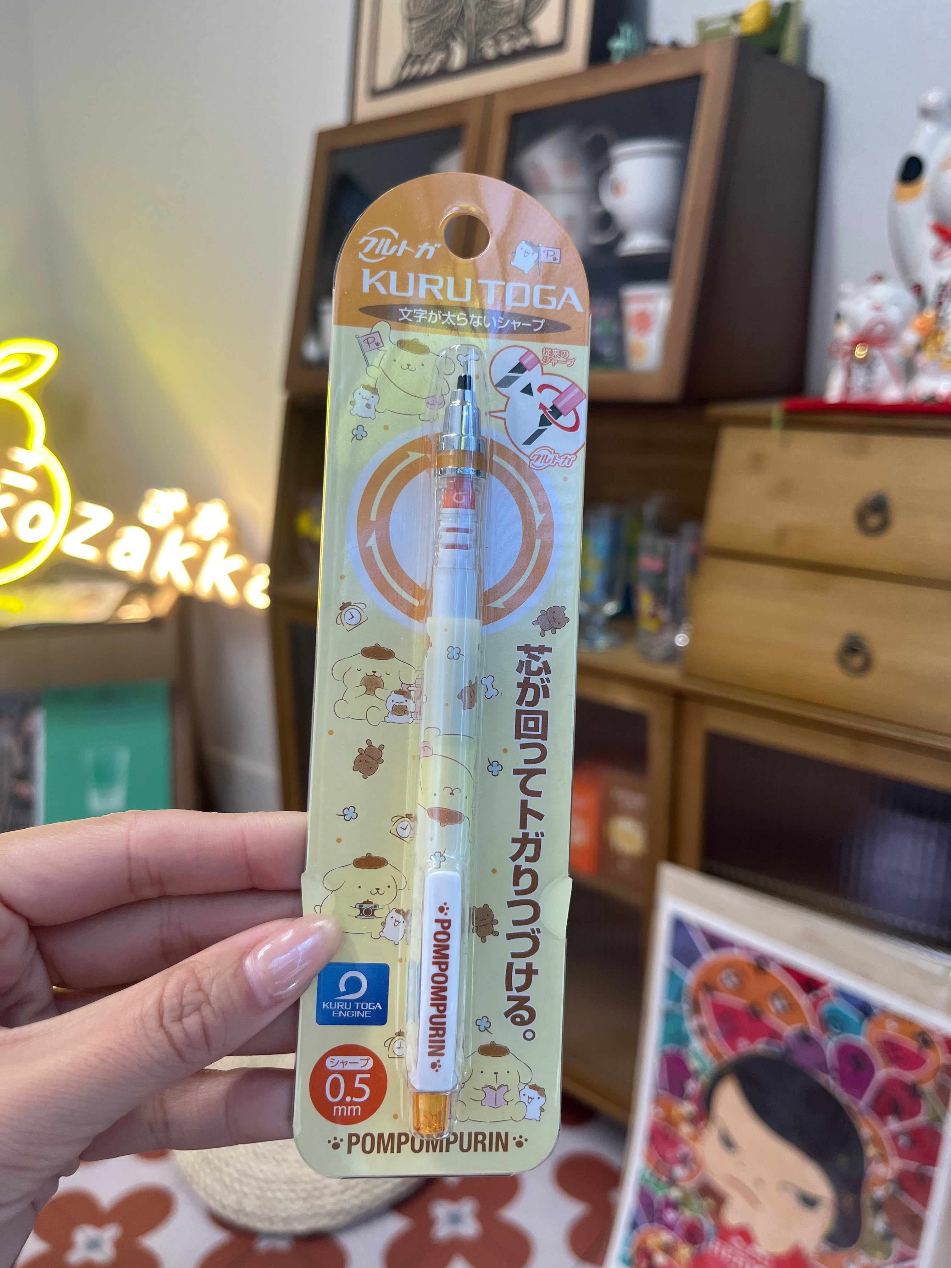 uni三菱自动铅笔 三丽鸥 限定铅芯旋转Kuru Toga活动笔限量版