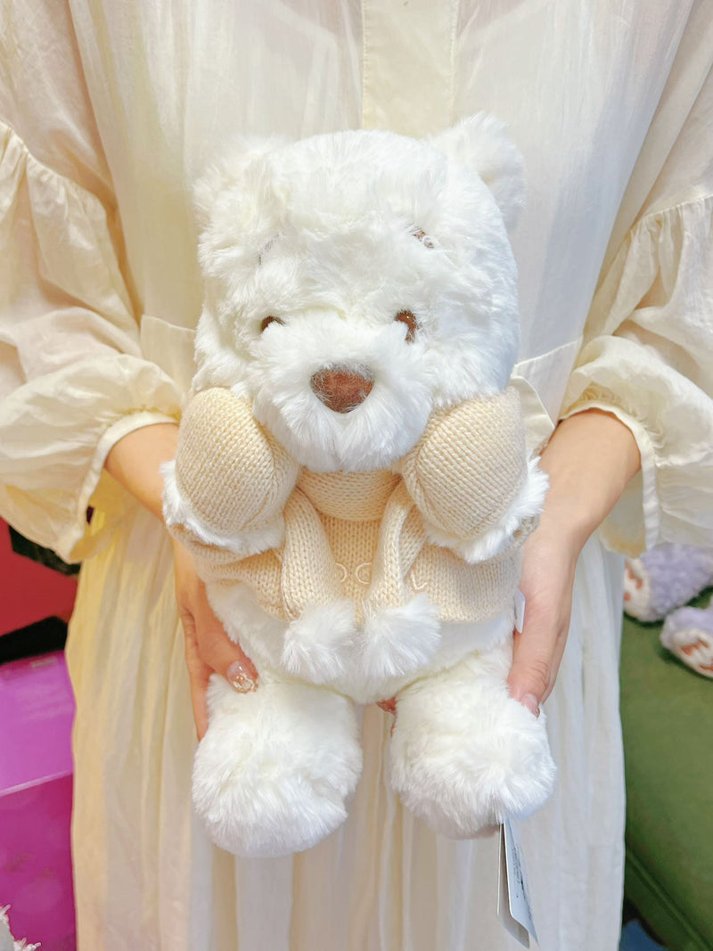 Tokyo Disney 东京迪斯尼 冬日限定pooh 白噗噗 维尼熊玩偶