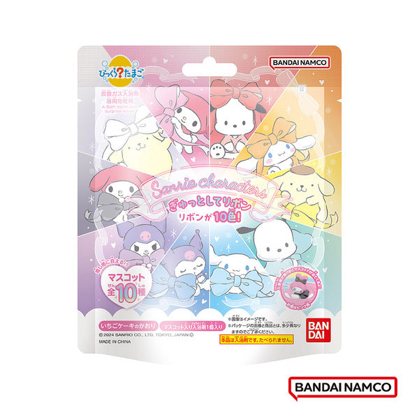 日本BANDAI万代 Sanrio Characters 卡通玩具盲盒沐浴球（橘子味）55g