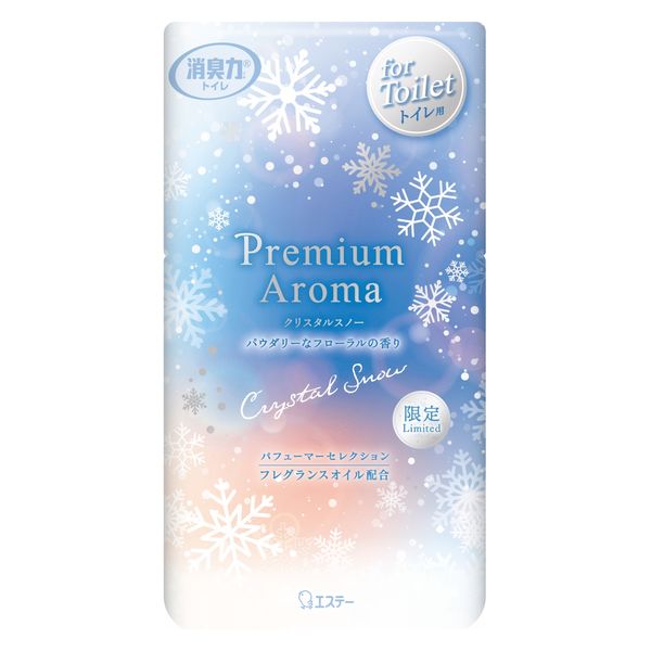 日本STエステー 消臭力 Premium Aroma 厕所空间芳香除臭剂 水晶雪（季节限定）400ml