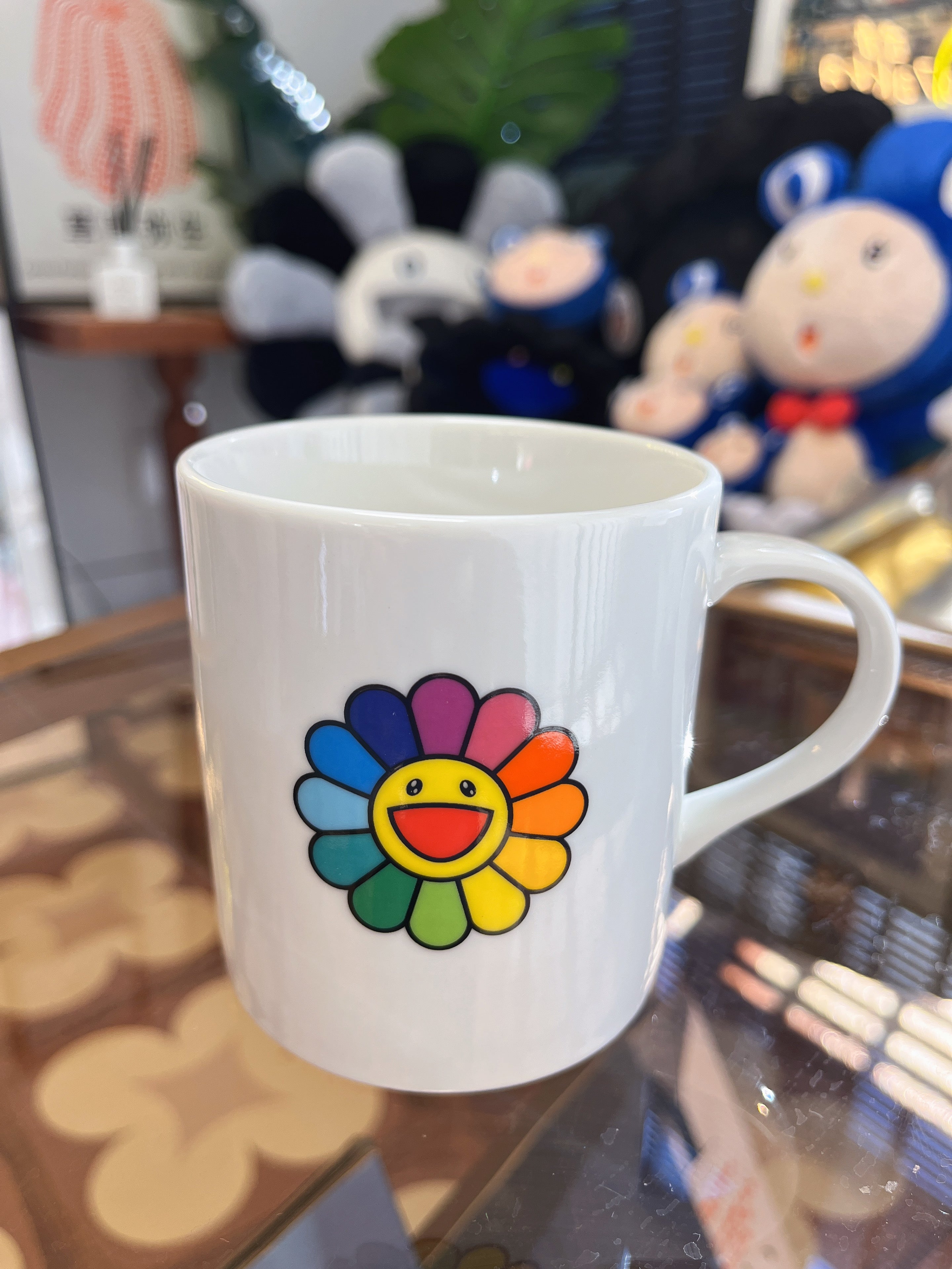 村上隆Takashi Murakami 白色双面太阳花 陶瓷杯