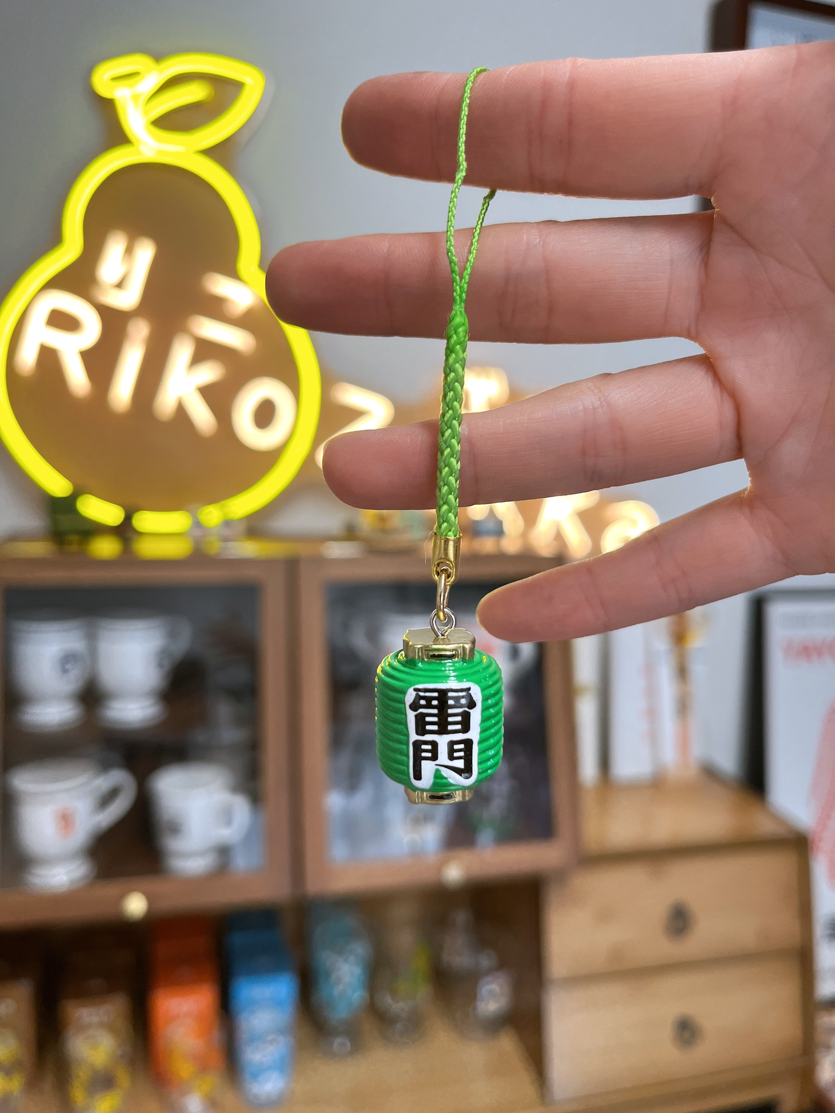 东京浅草寺限定 浅草雷门风水 灯笼挂件 蓝色/绿色/黄色