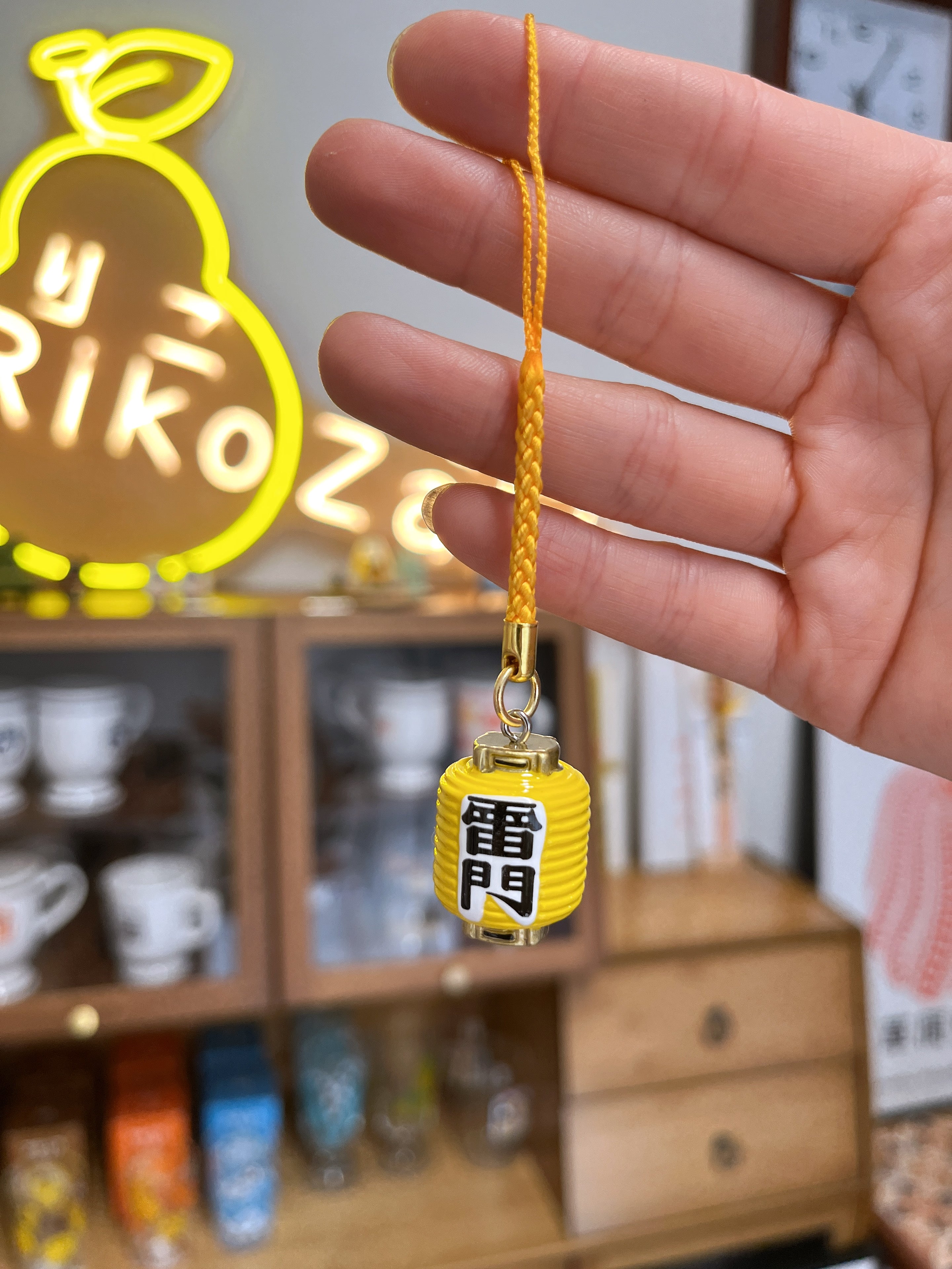 东京浅草寺限定 浅草雷门风水 灯笼挂件 蓝色/绿色/黄色