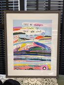 Artwork  五彩缤纷 烂漫彩花装饰画  尺寸43*53cm