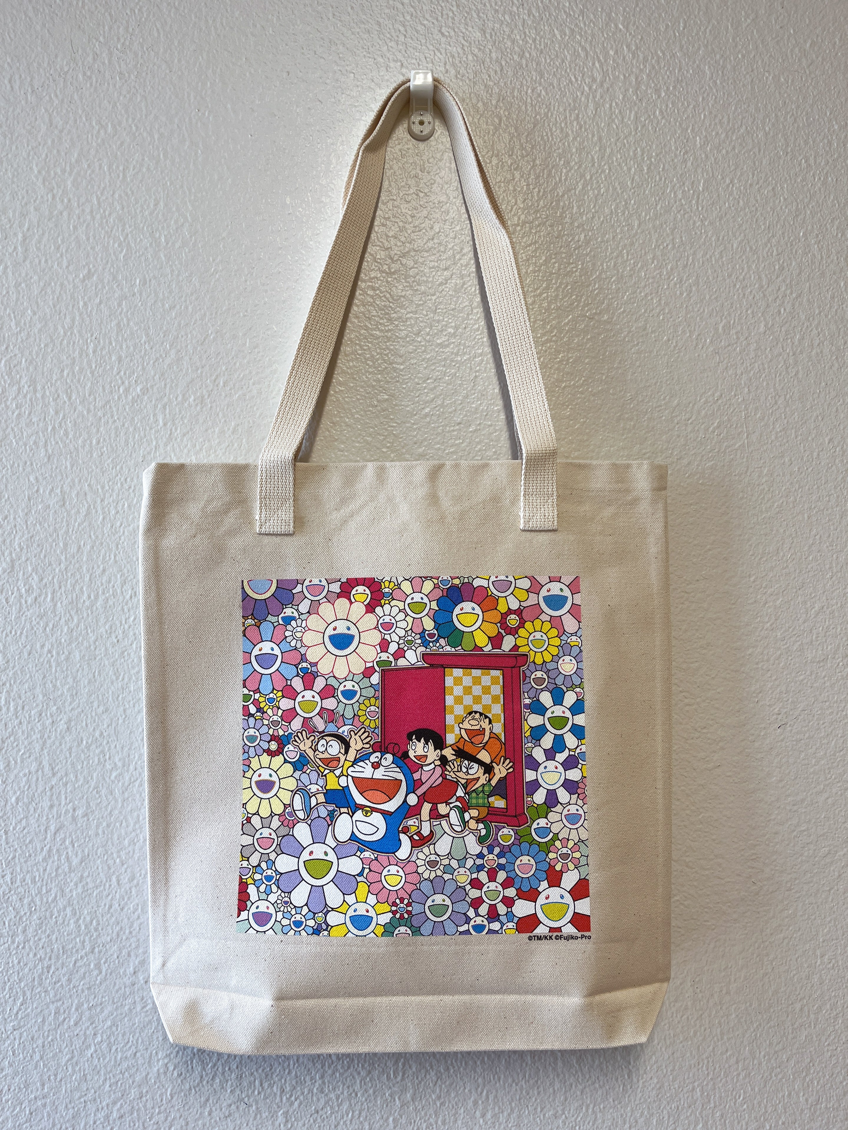 村上隆Takashi Murakami 哆啦A梦 帆布包（尺寸38*6.5*40cm）