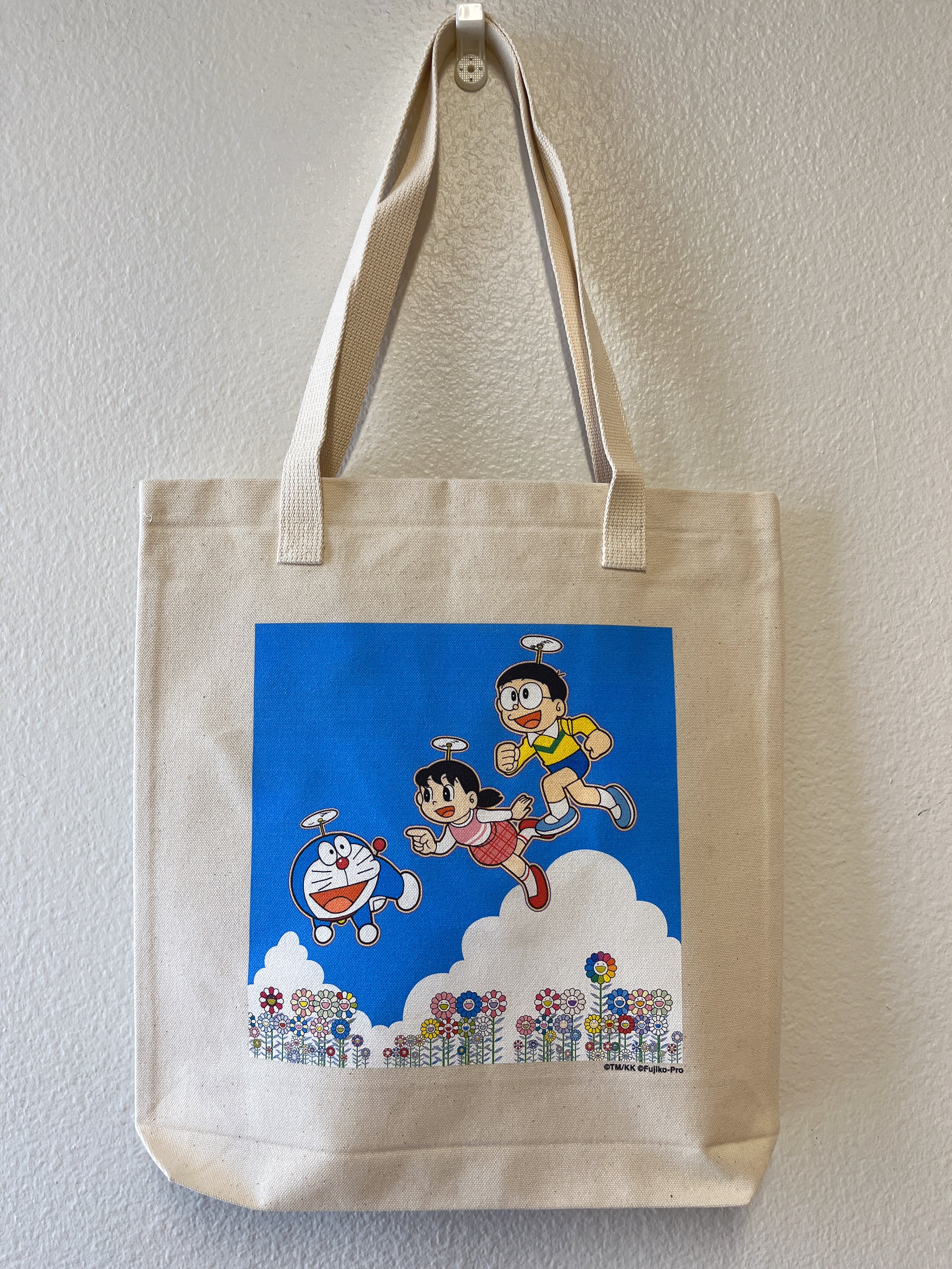 村上隆Takashi Murakami 哆啦A梦 帆布包（尺寸38*6.5*40cm）