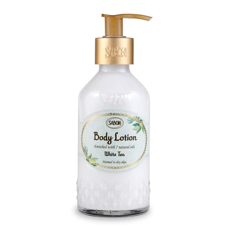 日本 Sabon 身体乳精油 白茶味 200ml