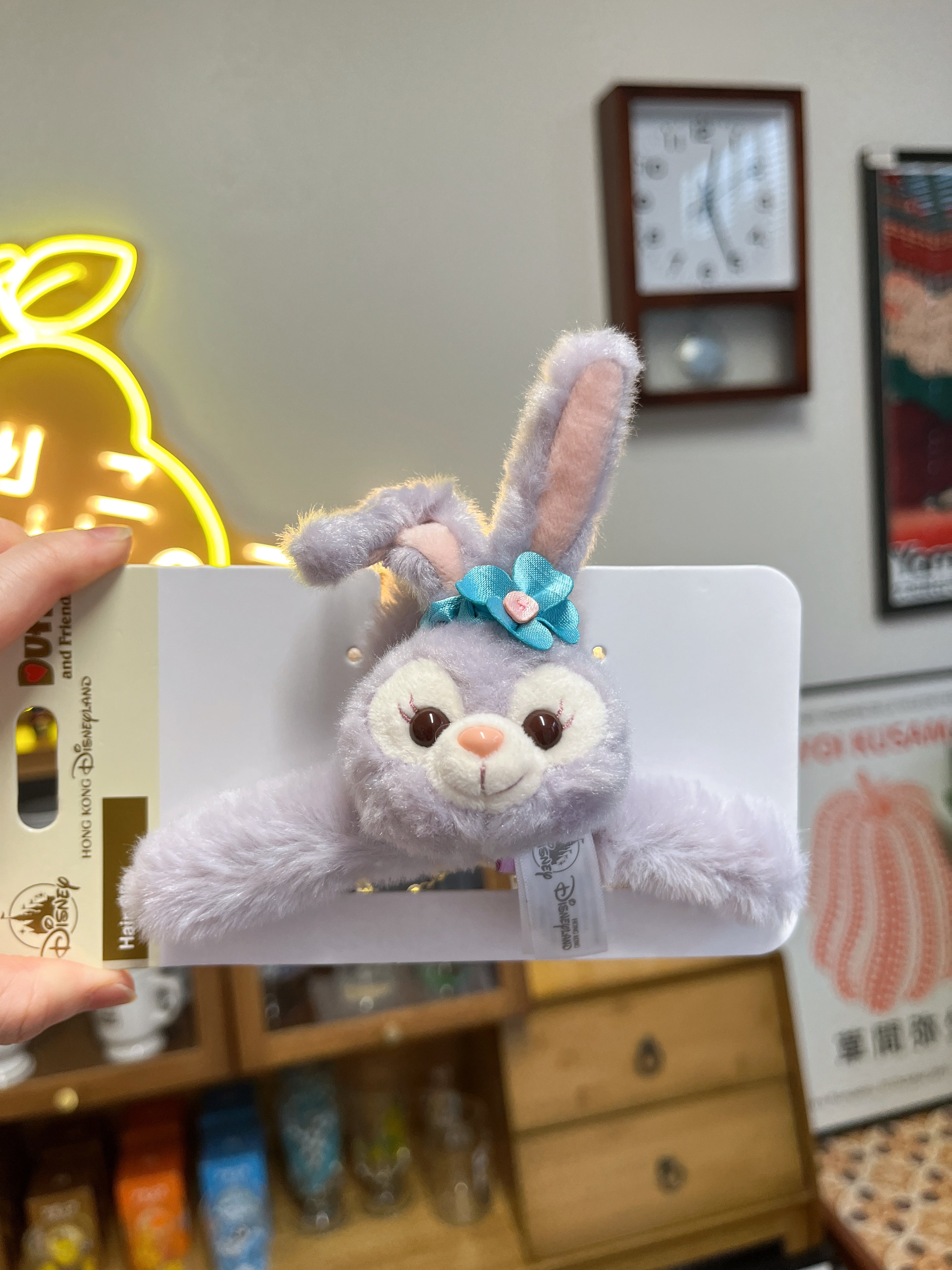 Disney 迪斯尼 七宝鲨鱼夹 专属宝宝刺绣签名