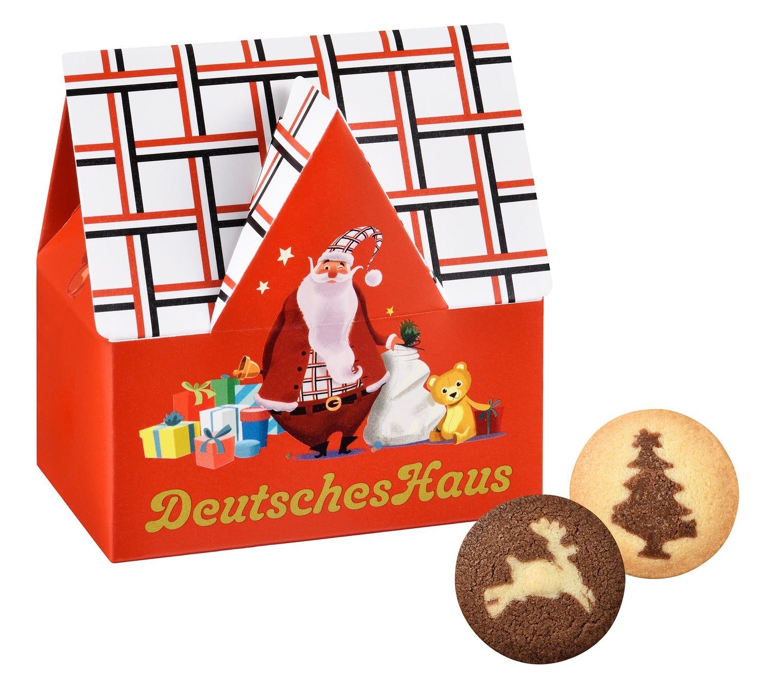日本圣诞礼盒 圣诞老人的家 圣诞曲奇10個入 （02/09/26Y）