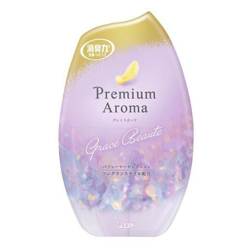日本STエステー 消臭力 室内空气清新剂Premium Aroma系列 400ml（含精油 可调节浓度）优雅花果香