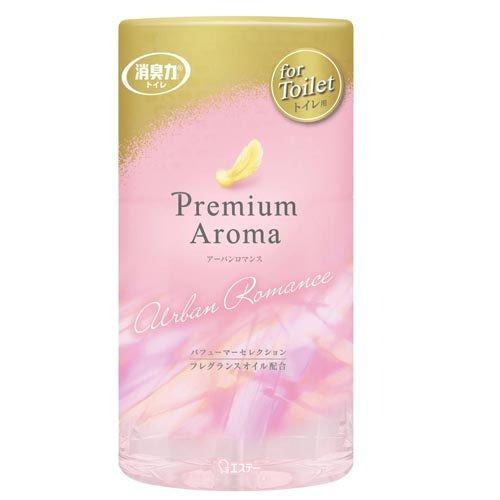 日本STエステー 消臭力 Premium Aroma 厕所除臭剂 高级香薰空气清新剂400ml （含精油 有效去除尿渍和异味）