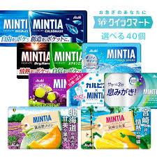 日本 朝日MINTA超薄卡式便携清爽感糖果 多口味可选50粒/7g