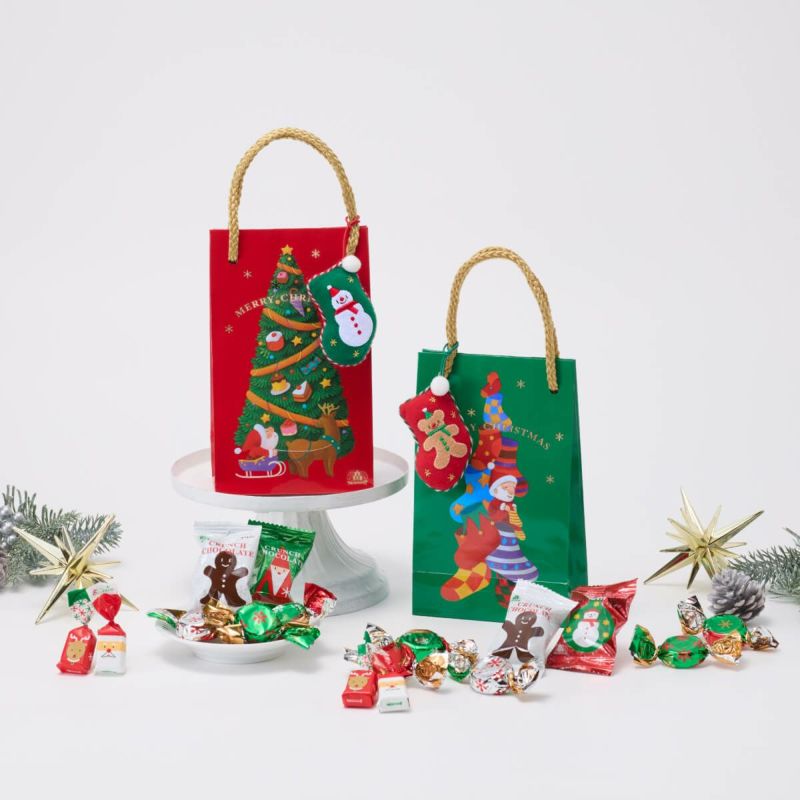 日本 Morozoff 圣诞节 圣诞袜挂件巧克力礼盒 9粒装