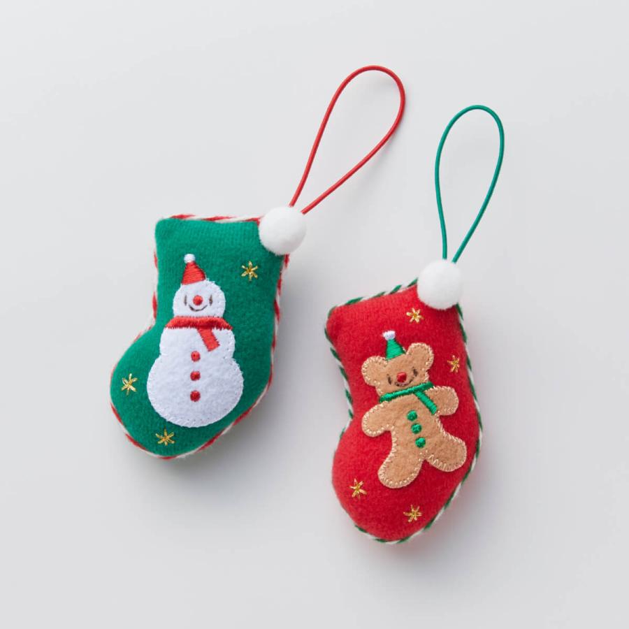 日本 Morozoff 圣诞节 圣诞袜挂件巧克力礼盒 9粒装