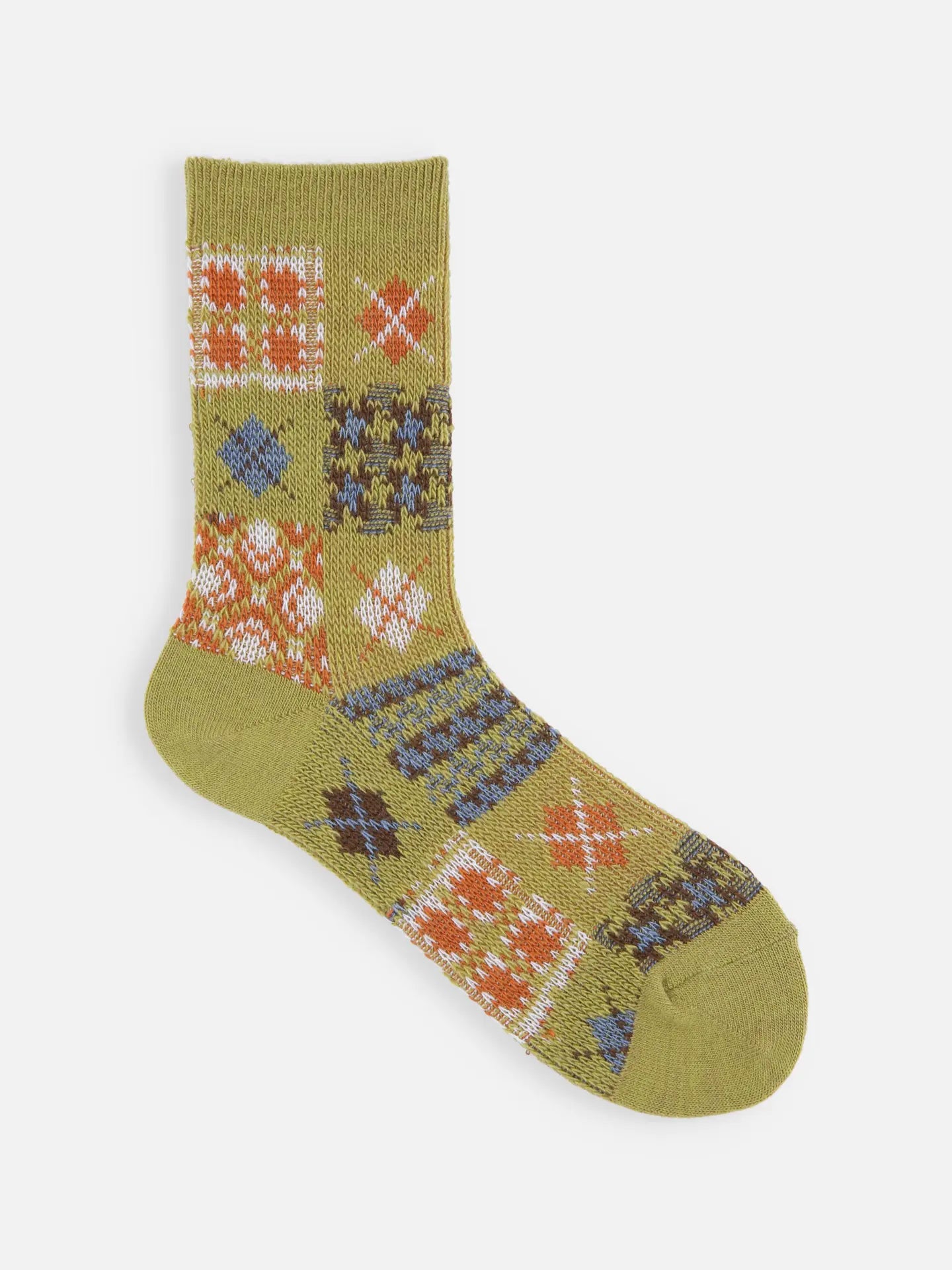 日本靴下屋Tabio 菱形拼布短袜 （22.5-24.5cm可穿）