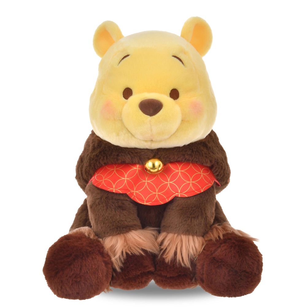 Tokyo Disney 东京迪士尼 马年新春系列 小熊维尼马年限定公仔 棕色m号（高40cm）
