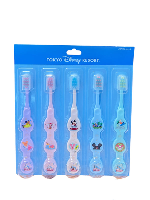 Tokyo Disney 东京迪斯尼限定 儿童牙刷5枚入 适合6岁+