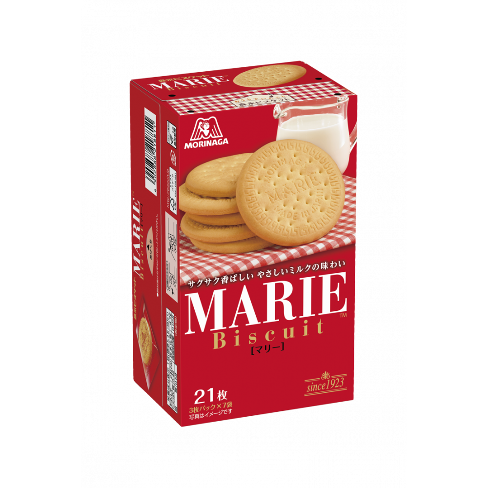 MORINAGA 森永 月光鸡蛋小麦曲奇饼干 3枚x7袋入 （赏味期限：04/2026y）