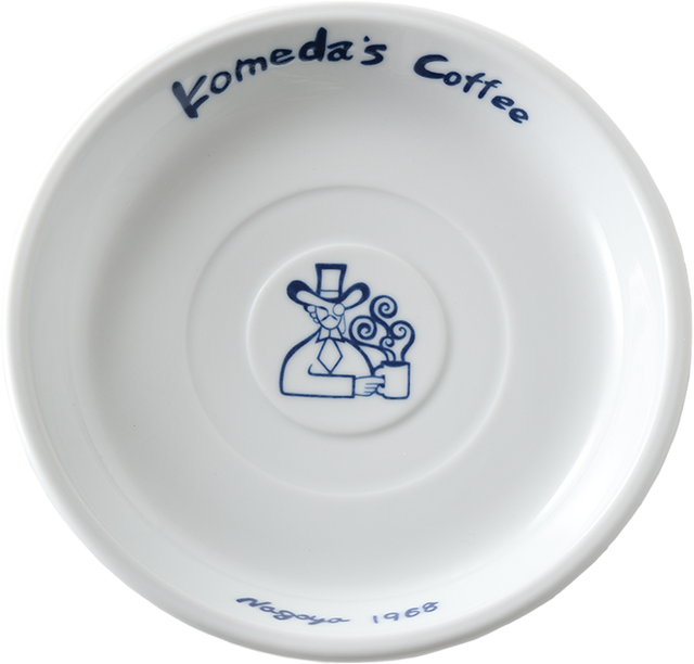 日本 KOMEDA'S COFFEE 有田烧咖啡杯碟套组 瓷器咖啡杯碟套组 日本制造 190ml