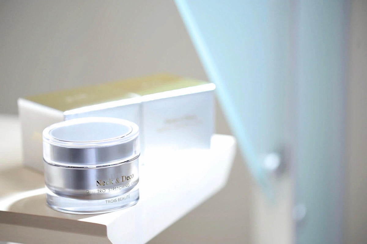日本院线品牌Trois Beauté Neck&Deco Quattro Stretching Cream 颈部与