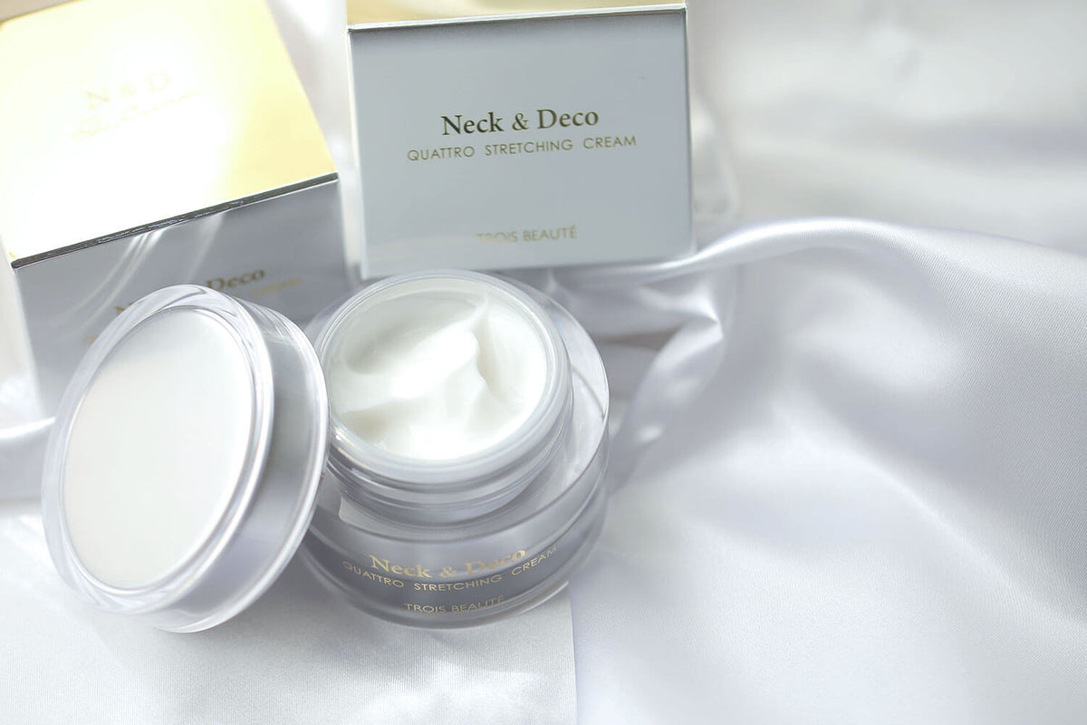 日本院线品牌Trois Beauté Neck&Deco Quattro Stretching Cream 颈部与