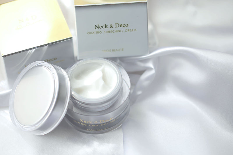 日本院线品牌Trois Beauté Neck&Deco Quattro Stretching Cream 颈部与
