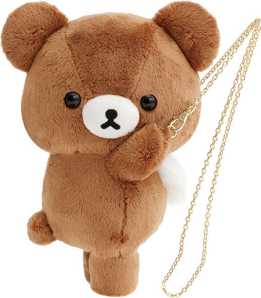 日本三丽鸥 x 轻松熊 合作款链条挎包 棕色轻松熊 260 x 190 x 150mm