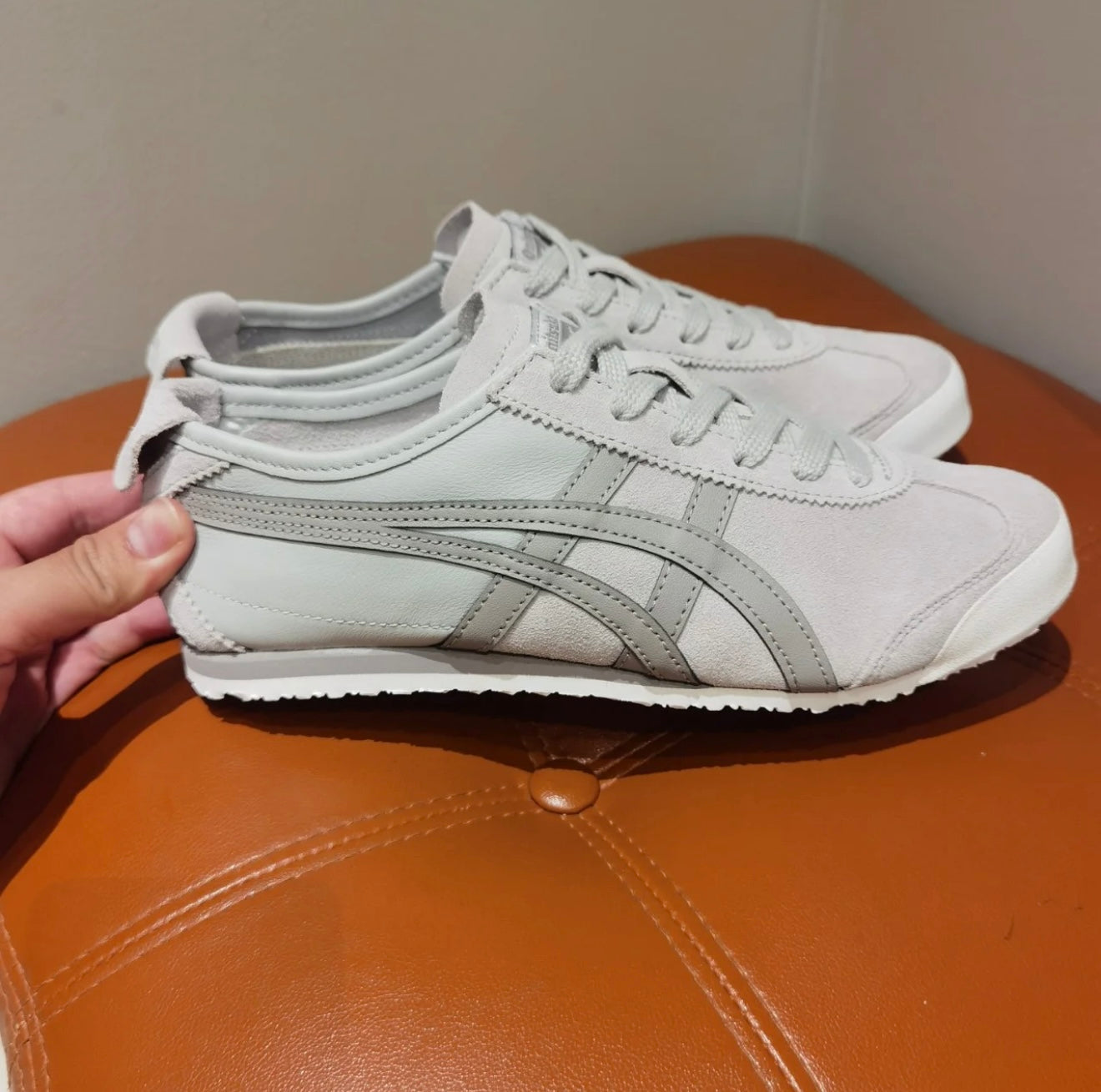 Tiger鬼冢虎 MEXICO 66 按脚长选尺码【材质：牛皮革+牛剖皮革】