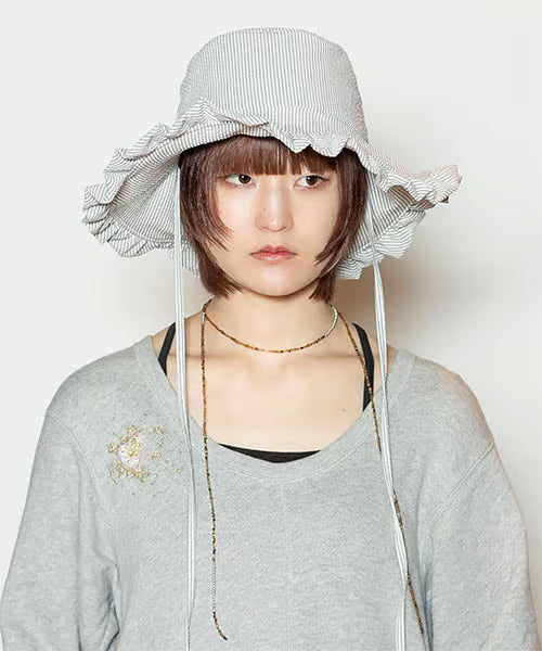 日本CA4LA 26年春夏防晒帽 宽帽檐纺布防晒帽 有绑绳 多色可选