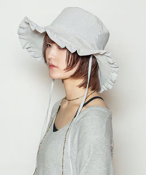 日本CA4LA 26年春夏防晒帽 宽帽檐纺布防晒帽 有绑绳 多色可选