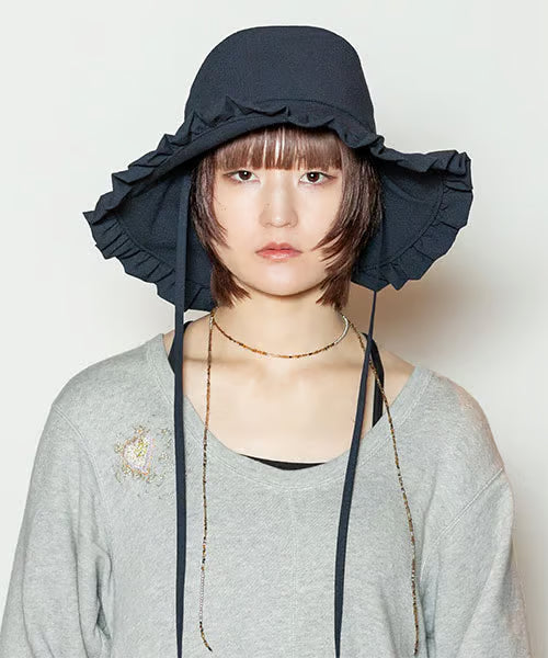 日本CA4LA 26年春夏防晒帽 宽帽檐纺布防晒帽 有绑绳 多色可选