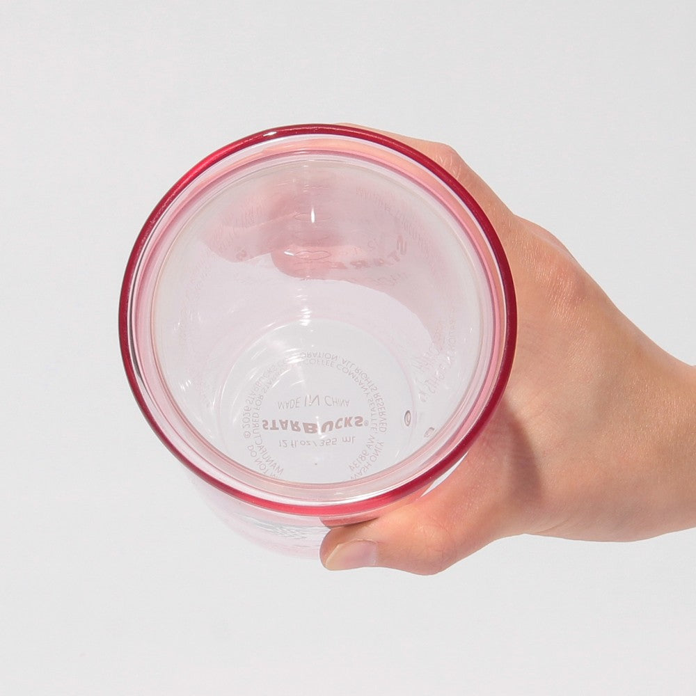 日本星巴克 2026情人节限定 ‬双层耐热‮茶奶‬玻璃杯礼盒装 355ml