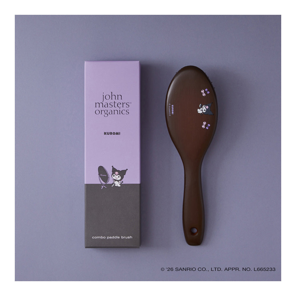 Kuromi x John Masters Organics Combo Paddle Brush Limited Edition 约翰大师 x 库洛米联名限定气垫梳 2 size
