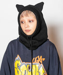 日本CA4LA  秋冬羊毛混纺 猫耳帽 均码 black/white