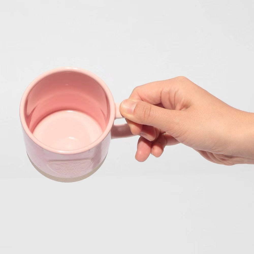 【Pre-order item】日本星巴克 2026樱花限定第一弹 大‮石理‬纹马克杯 355ml