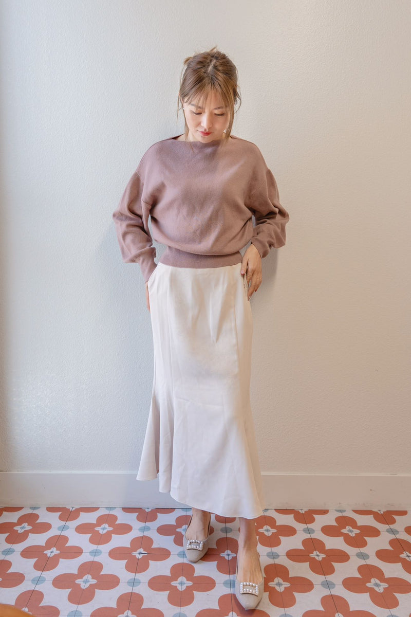 日本F R A Y I.D 女士针织上衣+鱼尾裙  均码  (梨子身高166 重110磅 腰围65cm)