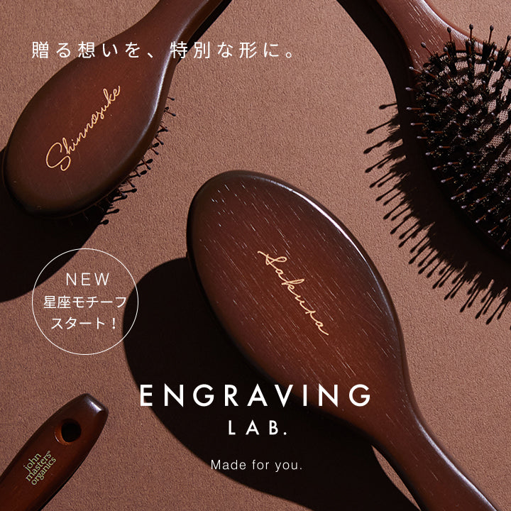 日本约翰大师John Masters Organics鬃毛离子按摩梳十二星座大号梳子