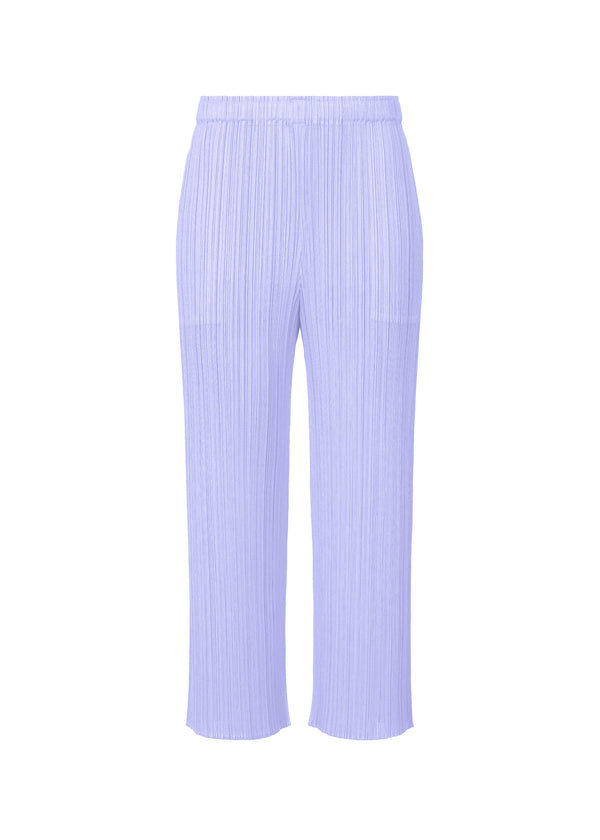 三宅一生 ISSEY MIYAKE PP系列 浅紫蓝色圆筒裤 PP31-JF145 3码