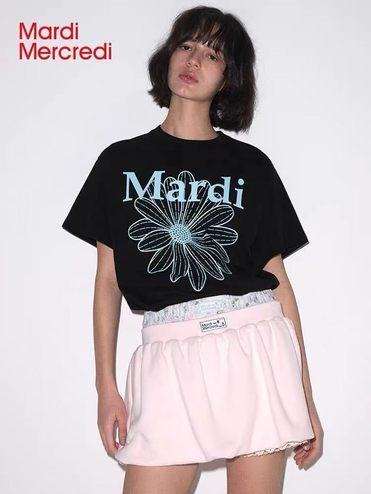 韩国 Mardi Mercredi 小雏菊 短袖T恤 均码