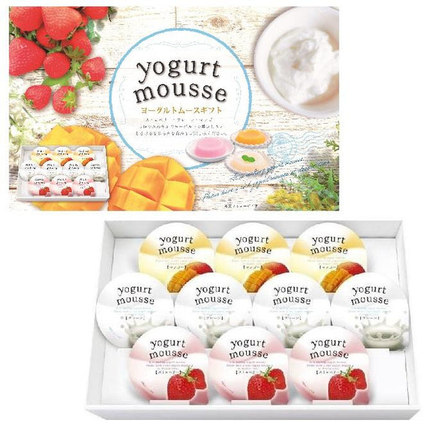 金澤兼六製菓 什锦水果Yogurt慕斯礼盒（草莓、芒果、原味）10枚入(保质期:2025.3.1）